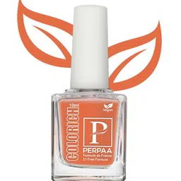PERPAA Colorich Quick Dry & Long Lasting Glossy Nail Polish 10 ml - Orange 15-21