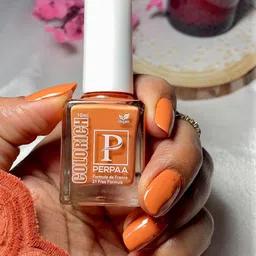 PERPAA Colorich Vegan Quick Dry Long Lasting Nail Polish-10ml-Peach04-25