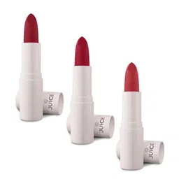 JUICE Set Of 3 Kiss Sensation SPF 15 Lipsticks with Bio Retinol & Shea Butter-57