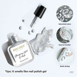 Modelones Coloring Life DIY Designs Stamping Nail Polish 10 ml - Silver-52