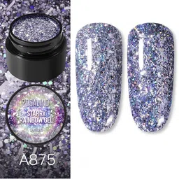 ROSALIND Starry Multicoloured Rainbow Gel Soak Nail Art - 5 ml-8