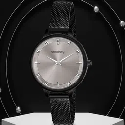 DressBerry Black Women Embellished Dial & Analogue Watch HOBDB-147-BK-image-48