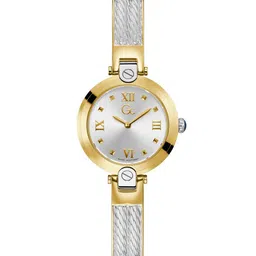 GC Women Water Resistance Round Dial Stainless Steel Bracelet Style Straps Analogue Watch-image-17