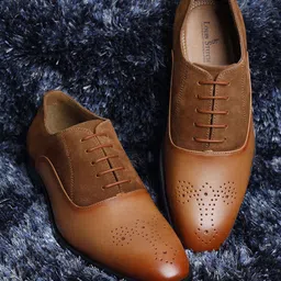 LOUIS STITCH Men Perforated Leather Formal Brogues-picture-33