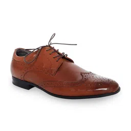 Kenneth Cole Men Brown Solid Leather Formal Brogues-image-44