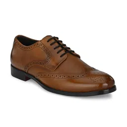 Egoss Men Round Toe Leather Formal Brogues-image-86