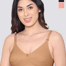 Kalyani Pranika Pack Of 3 Full Coverage Non Padded Everyday Bras- All Day Comfort-picture-25