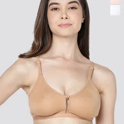 Kalyani Gloria Pack Of 3 Full Coverage Non Padded Everyday Bra- All Day Comfort-56