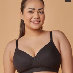 Maashie Pack of 2 Foam Cups Full Coverage Padded Non Wired Tshirt Bra-image-90