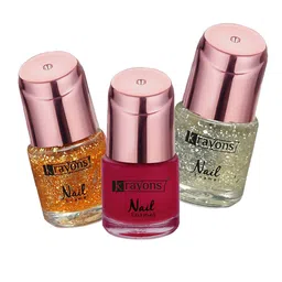 krayons Set of 3 Color Me Crazy Gel Long Lasting Nail Polish - 8 ml each-image-6