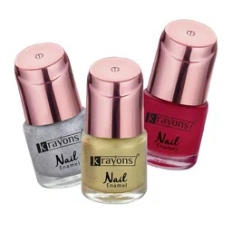 krayons Set of 3 ColorMe Crazy Long-Lasting Gel Nail Enamels - 8ml each-image-69