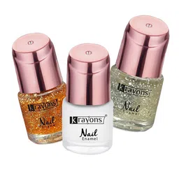 krayons Set of 3 ColorMe Crazy Long-Lasting Nail Enamels - 8ml each-25