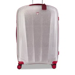 RONCATO Red & White Textured Hard-Sided Water Resistant Large Trolley Suitcase-image-17