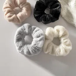 DN Creation Women Set of 4 Ponytail Holders-39