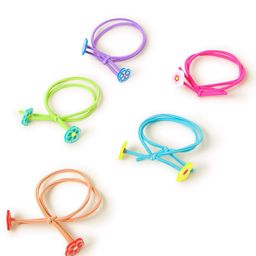 Accessorize Girls Set Of 5 Ponytail Holders-11