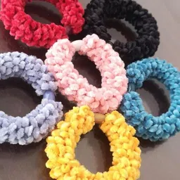 DN Creation Women Set of 6 Ponytail Holders-7