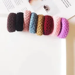 DN Creation Set Of 6 Assorted Ponytail Holders-31