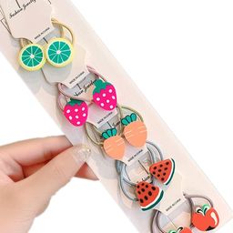 LYTIX Girls Set Of 10 Assorted Ponytail Holders-18