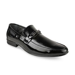 Regal Men Textured Round Toe Formal Loafers-image-68