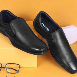 Mochi Men Leather Formal Loafers-image-98