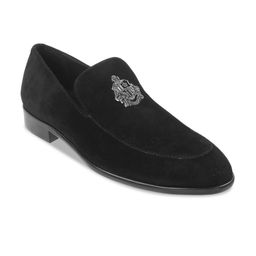 Metro Men Embellished Leather Formal Loafers-image-77