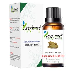 KAZIMA Pure & Natural Cinnamon leaf (Dalchini) Essential Oil 15 ml-18