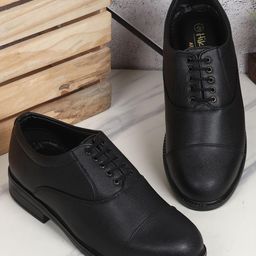 HikBi Men Leather Anti-Skid Stability Formal Oxfords-image-89