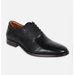 Louis Philippe Men Textured Leather Formal Oxfords-picture-20