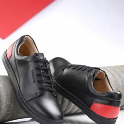 San Frissco Men Black & Red Casual Sneaker-image-68