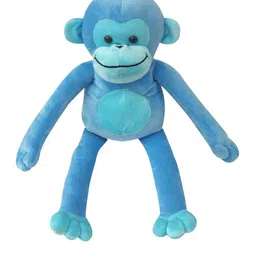 Ultra Kids Blue Sitting Monkey Plush Animal 18 Inch Soft Toy-58