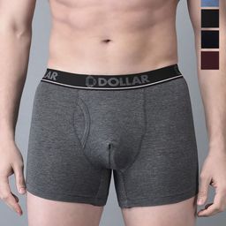Dollar Bigboss Men Solid Pack of 5 Shuffle Intellisoft Cotton Modal Trunk-picture-16