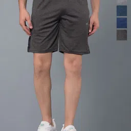 Force NXT Men Pack Of 5 Antimicrobial Technology Training or Gym Sports Shorts-37