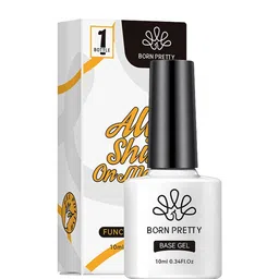 BORN PRETTY All Shine On Me Soak Off Gel Varnish Nail Polish 10ml - Base Coat-18