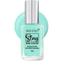 SWISS BEAUTY Quick Dry Slay Nail Polish with Ultra Shine Formula 13 ml - Sky Up 58-55