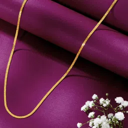P N GADGIL JEWELLERS Unisex Regal Twist Gold Chain-image-60