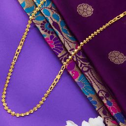 P N GADGIL JEWELLERS Unisex Majestic Links Yellow Gold Chain 8.56gm-image-79