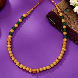 P N GADGIL JEWELLERS Women Prestige 22KT Yellow Gold Thushi Necklace 8.58g-image-52