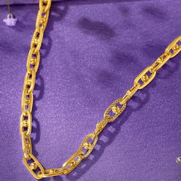 P N GADGIL JEWELLERS Men Necklace Gold - 22 Kt-image-22