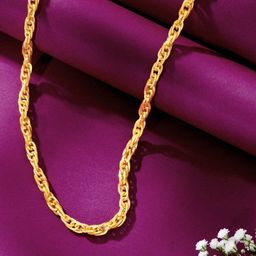 P N GADGIL JEWELLERS Women Hem Chandra 22 Kt Gold Chain-image-80