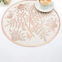Dakshya Industries Copper 2-Pieces Printed Table Placemats-9