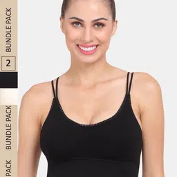 Amour Secret Pack of 2 Lightly Padded Anti Odour Sports Bra-image-43