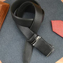 BuckleUp Men Textured Wide Belt-image-47