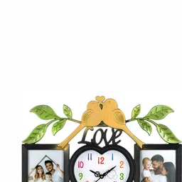 Attractionz Black and White Analogue Contemporary Wall Clock Core-image-2