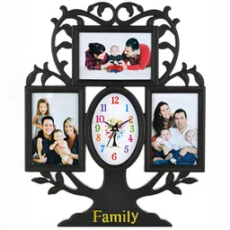 Attractionz Black and White Analogue Contemporary Wall Clock Core-image-18