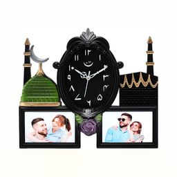 Attractionz Black Contemporary Oval Analogue Wall Clock-image-96
