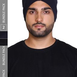 Gajraj Unisex Pack Of 2 Cotton Slouchy Beanies-87