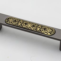 Rab Black & White Matte Finish Rust Proof Drawer Handle-2