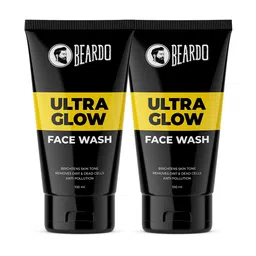 BEARDO Men Set Of 2 Ultra Glow Face Wash To Brighten Skin Tone & Remove Dirt - 100ml Each-15