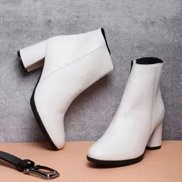 ELLE Women Solid Mid-Top Regular Boots-image-55