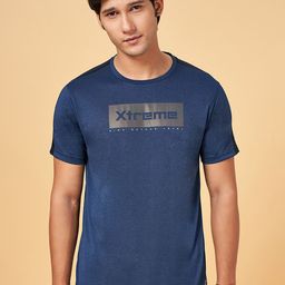 Ajile by Pantaloons Typography Printed Round Neck Slim Fit T-shirt-image-9
